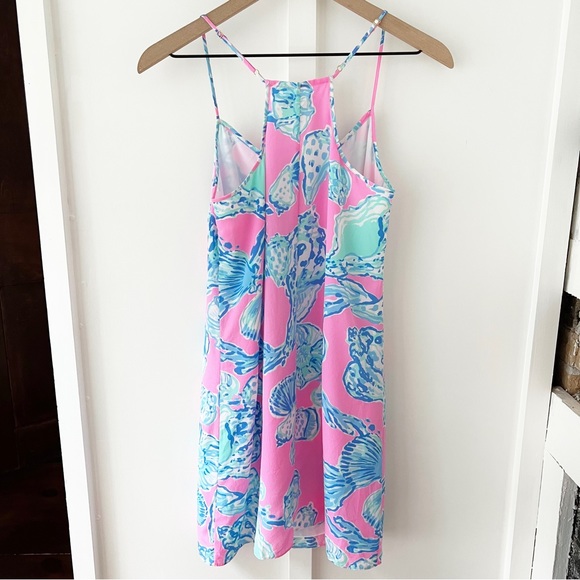 LILLY PULITZER pink dusk strappy silk slip dress - Picture 4 of 7